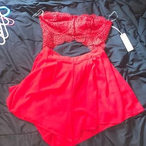 NWT Red Bodysuit